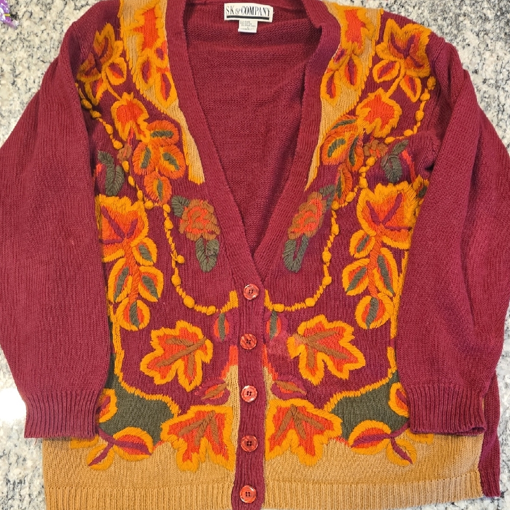 Vintage SK & Company Autumn Sweater